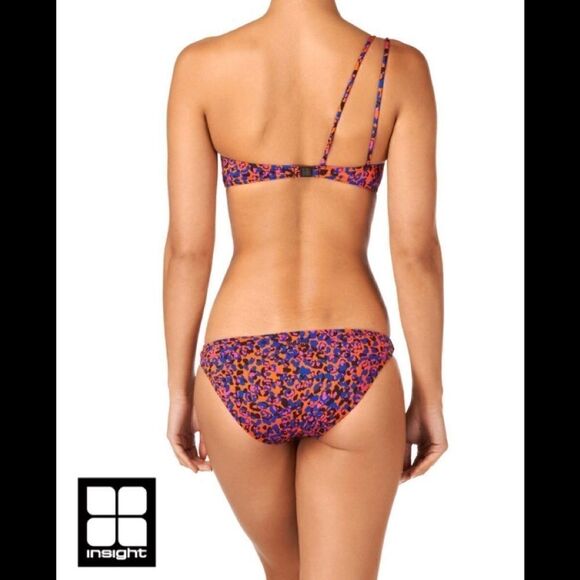 Insight 1 shoulder bikini. Leopard print. NWT - Picture 3 of 7